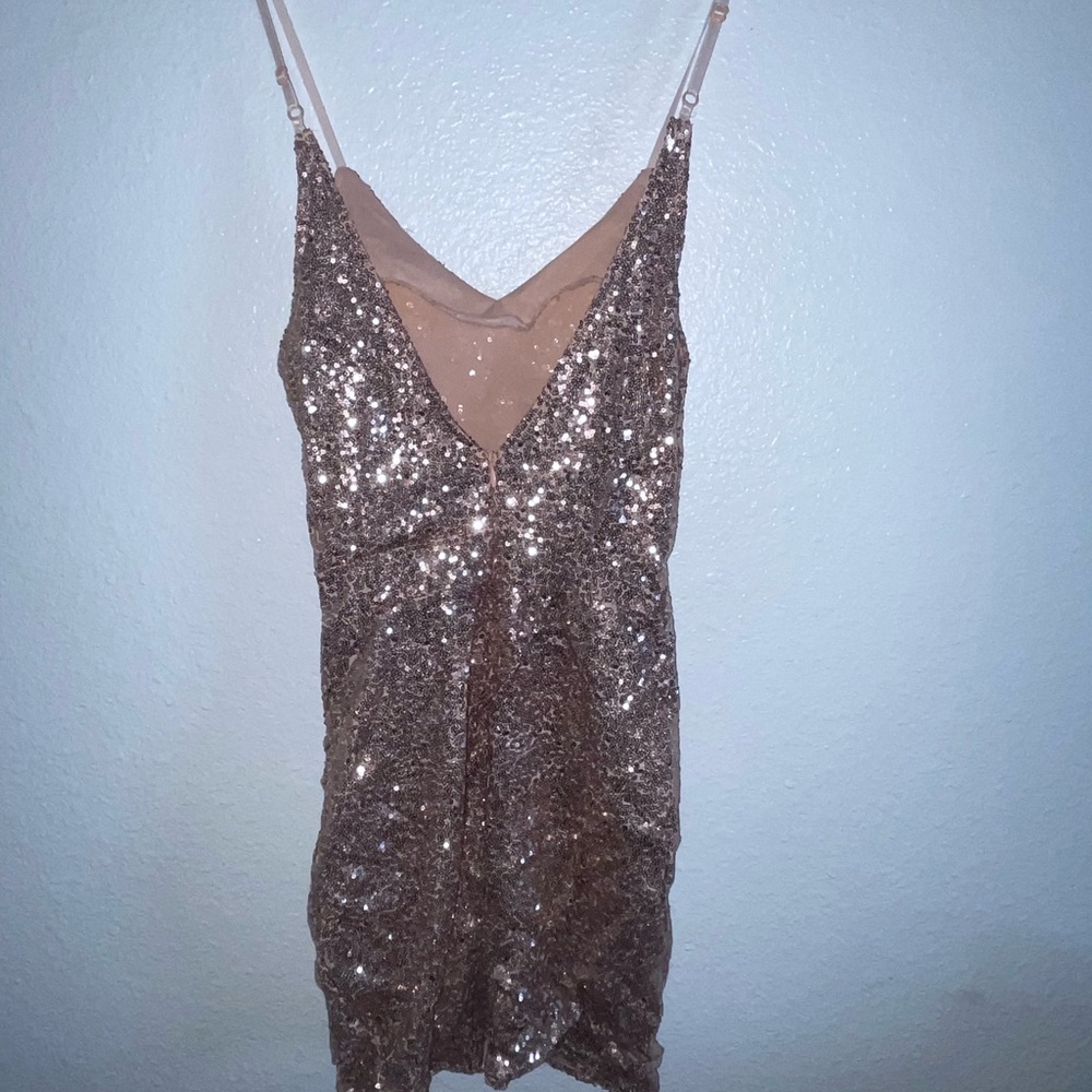 Sparkly Rose Gold Dress
